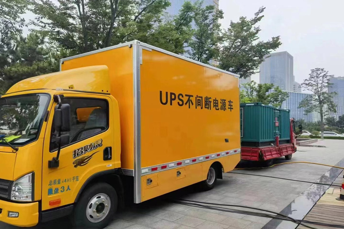 社旗县发电机租赁施工现场